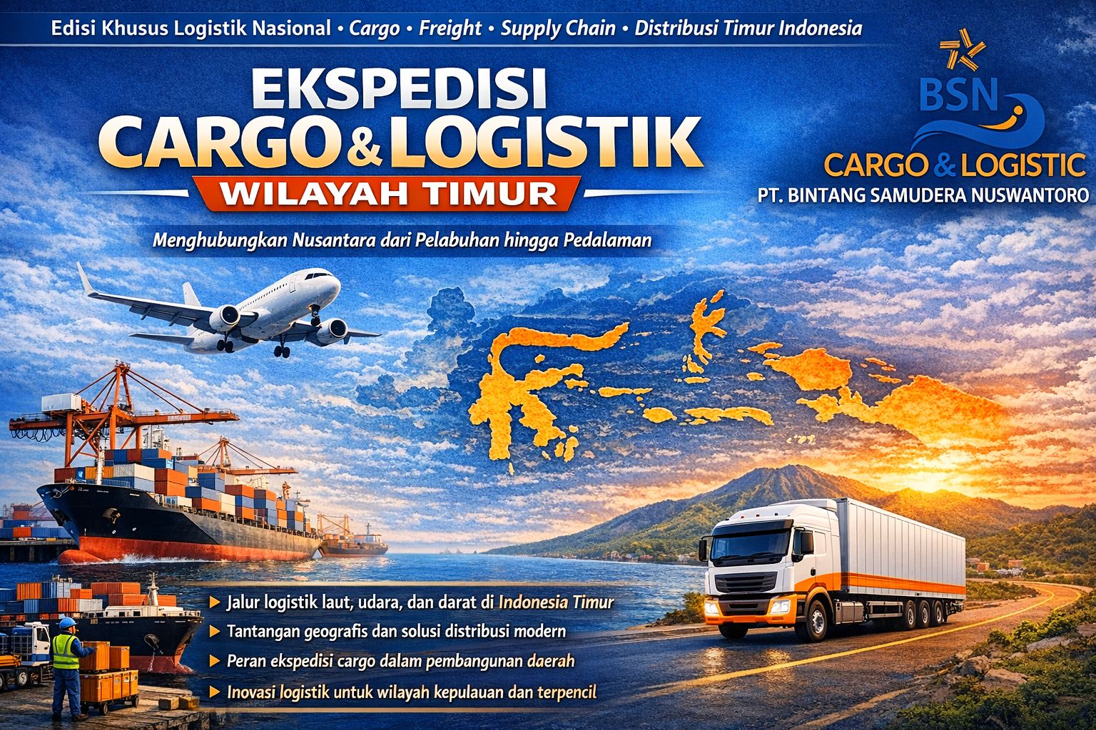 Ekspedisi Pengiriman Wilayah Timur Bersama BSN Cargo: Aman, Tepat Waktu, dan Terpercaya